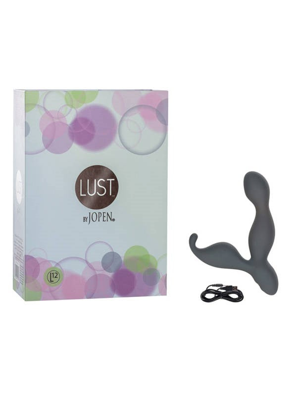 California Exotics Lust By Jopen L12 Grey Dual Motor Anal Vibrator - - Strap On Sextoys