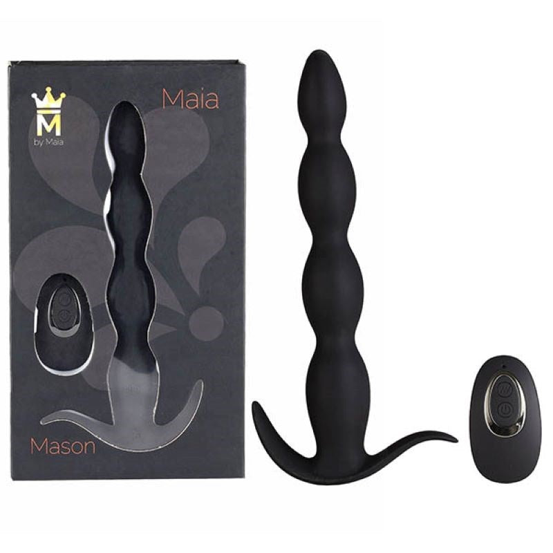 Maia Mason Rechargeable Anal Beads - Customizable Bliss for Endless Pleasure - - Anal Beads and Balls