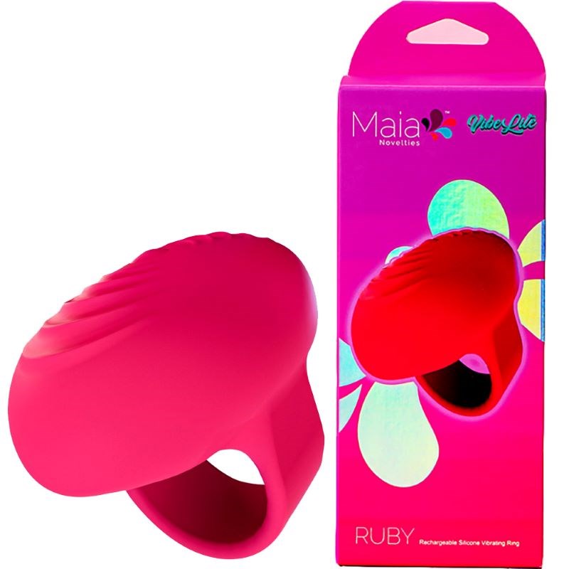 Maia Toys Maia RUBY Finger Stimulator Extraordinary Sensations Vibrator - - Finger and Tongue Vibrators