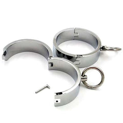 Manacled Metal Cuffs - - Cuffs and Restraints