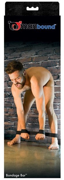 Manbound Bondage Sopreader Bar Push And Play CRings - - Spreaders and Hangers