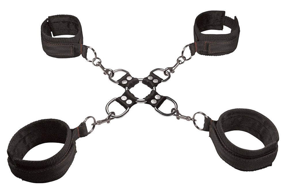 Manbound Hog Tie and Cuffs Cock Fit Masters - - Cuffs And Restraints