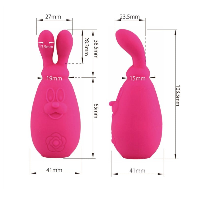 Tokyo Design Maro Kawaii 2 Rechargeable Vibrator Dual Motor Clitoral Sex Toy - - Rabbit Vibrators
