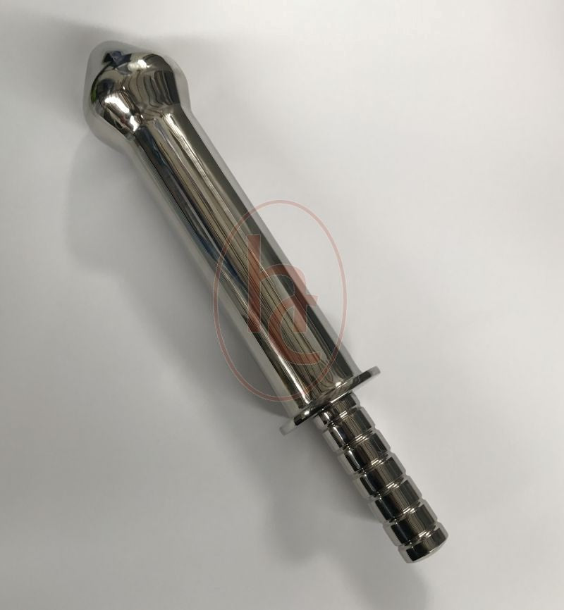 Hells Couture Mega Torch Steel Dildo Premium Surgical Steel - - Steel Sex Toys