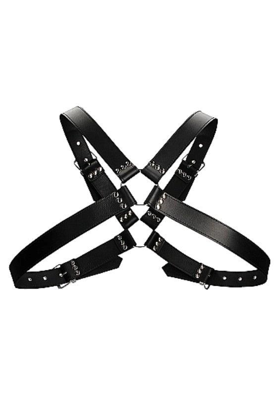 Mens Large Buckle Harness Black Popular in AU - - Cuffs And Restraints