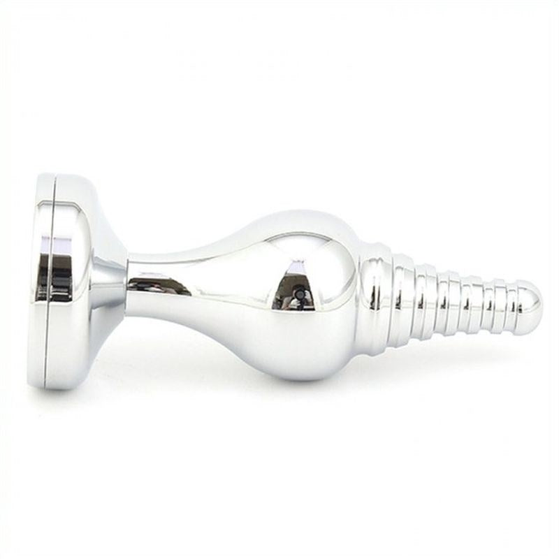 BDStyle Metal Cusp Head Butt Plug Sparkler Premium Metal Anal Sex Toy - - Steel Sex Toys