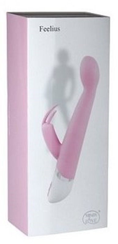 Minds Of Love Feelius Vibrator Pink Dual Motor Rabbit Stimulation - - Rabbit Vibrators
