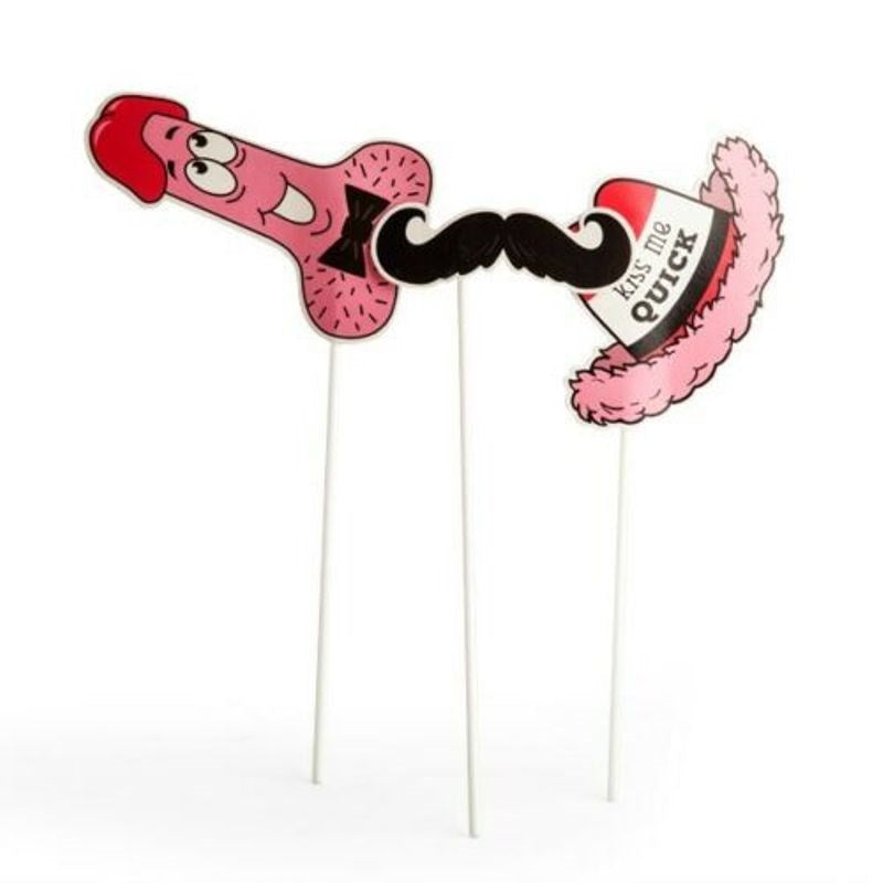 MDI Australia Miss Naughty Hen Party Photo Props 10 Piece Set - - Sex Games, Coupons and Tricks
