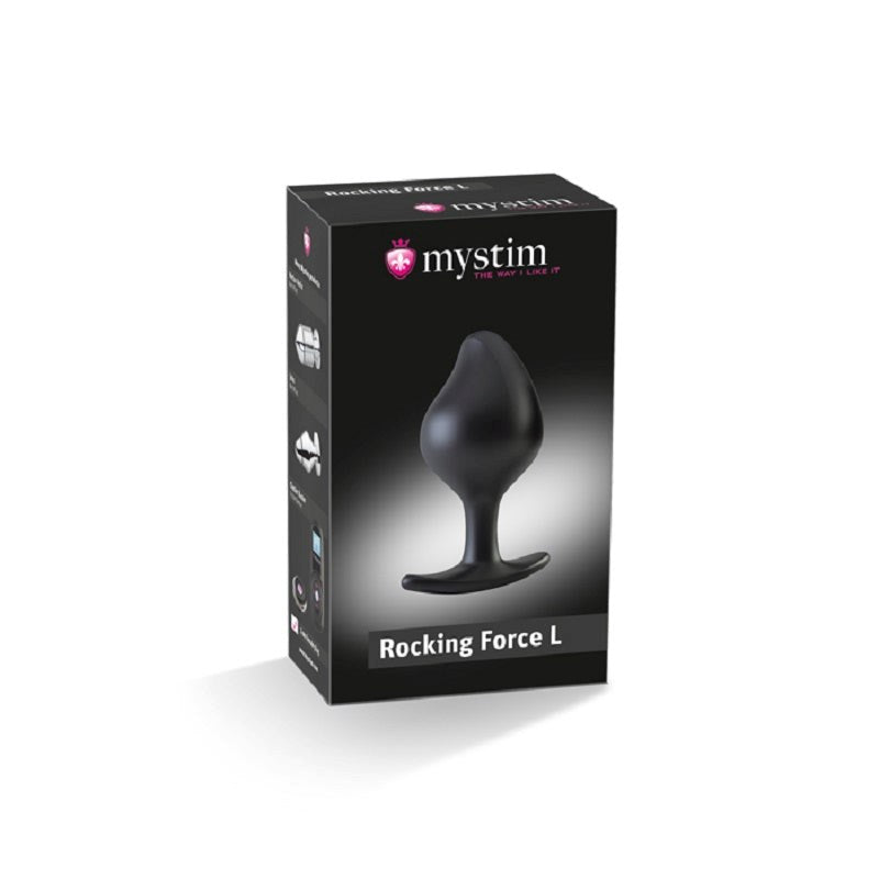 Mystim Rocking Force Electro Stimulation Butt Plug with Bi Polar Technology - - Electro Sex