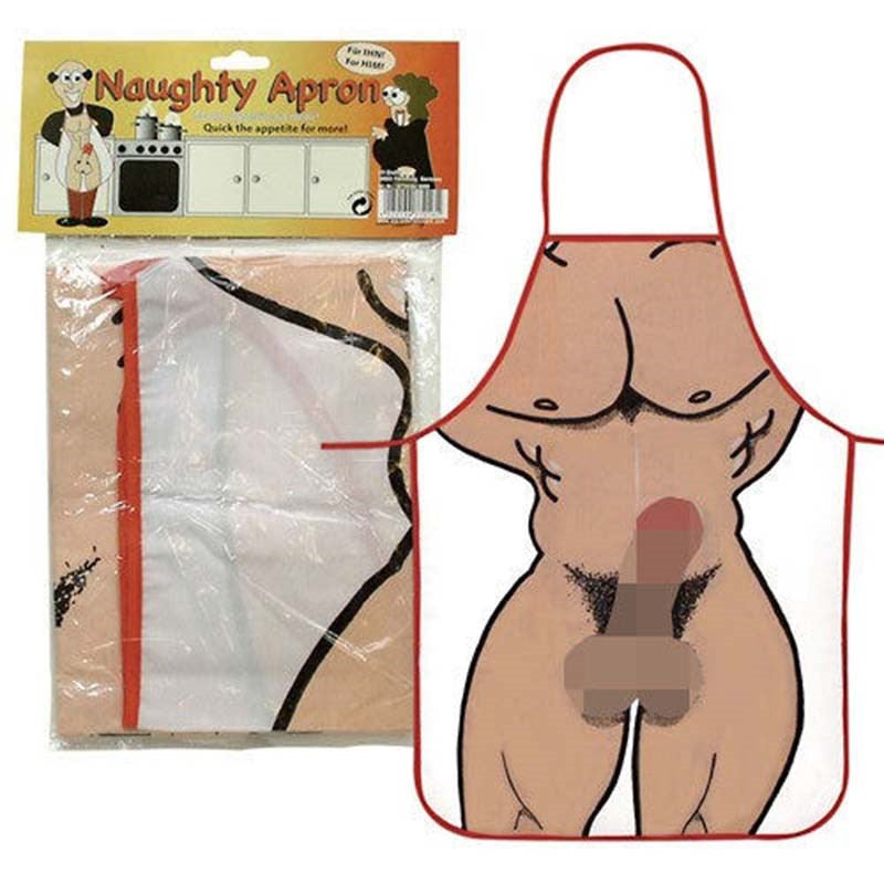 Hua Novelties Naughty BBQ Apron Erect Dong Novelty Party Apron - - Fancy Dress Ups