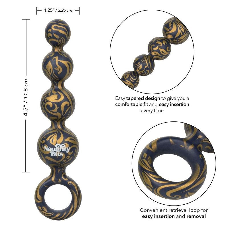 Naughty Bits Butt Balls Top Cock Fittings - - Anal Beads and Balls