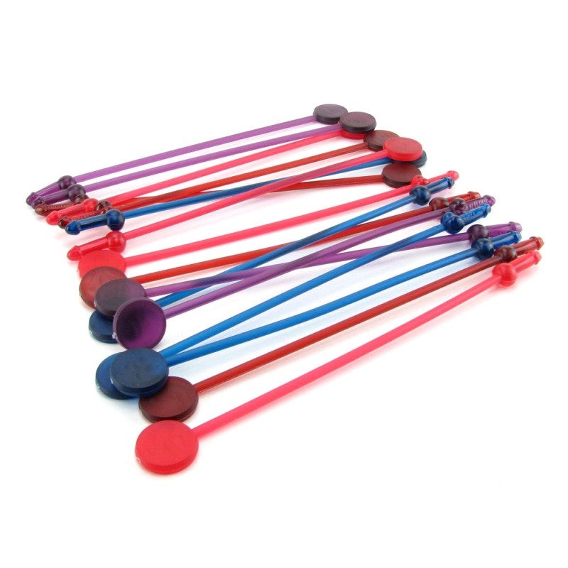 Kheper Games Naughty Cocktail Stirrers Penis Shaped - - Party Gifts and Novelties
