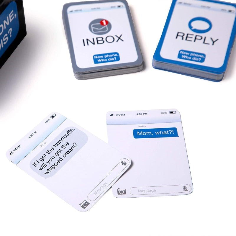 What Do You Meme New Phone Who Dis? Card Game for Adult Party Entertainment - - Sex Games, Coupons and Tricks