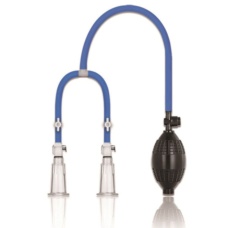 BDStyle Dual Cup Nipple Enhancement Discreet Sensations Suction Stimulator - - Breast and Nipple Toys