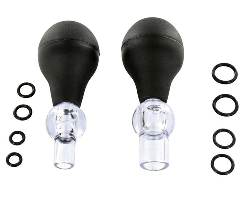 Seven Creations Nipple Pump 10 Piece Set with Complete Suction System - - Breast and Nipple Toys