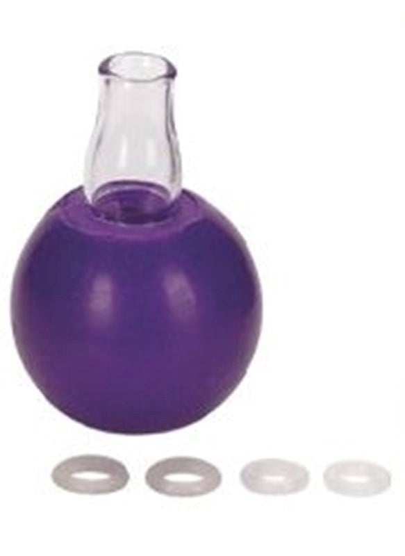 Seven Creations Nipple Sucker With Rings Graduated O Ring Intensity - - Breast and Nipple Toys