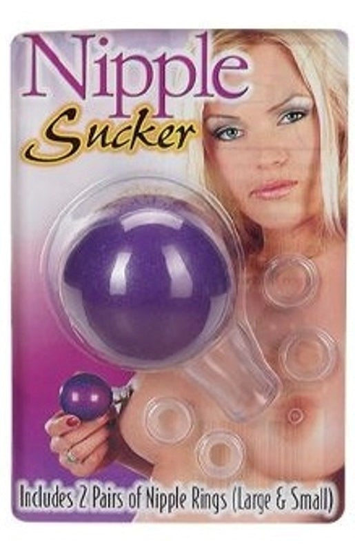 Seven Creations Nipple Sucker With Rings Graduated O Ring Intensity - - Breast and Nipple Toys