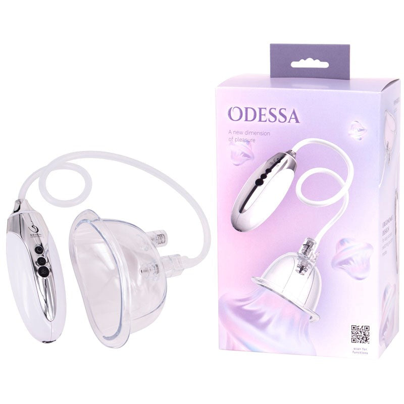 Seven Creations Odessa Rechargeable Vagina Pump with Suction Modes - - Pussy And Clit Toys