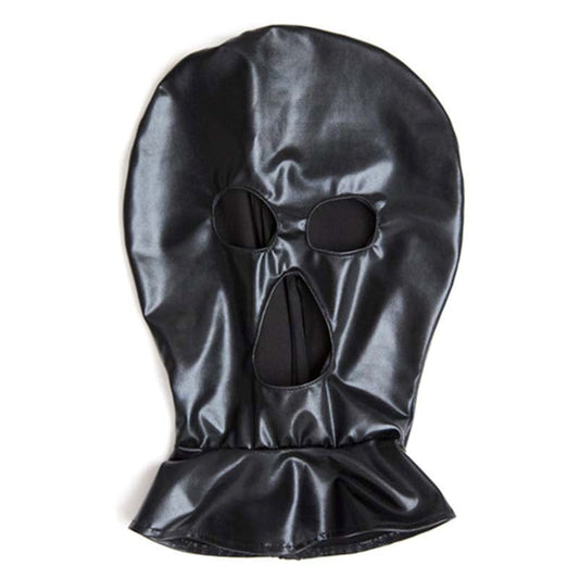 Open Mouth & Eyes PVC Bondage Hood Buy More, Save More - - Bondage Hoods