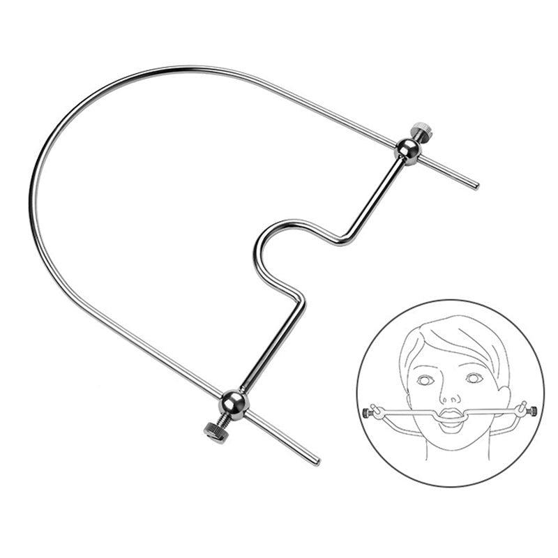 Open Mouth Gag Tongue Shackles Male Sex Rings - - Cuffs And Restraints