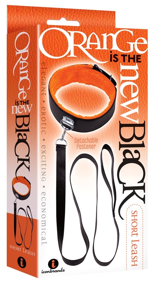 Orange is The New Black Short Leash CRings That Last - - Cuffs And Restraints