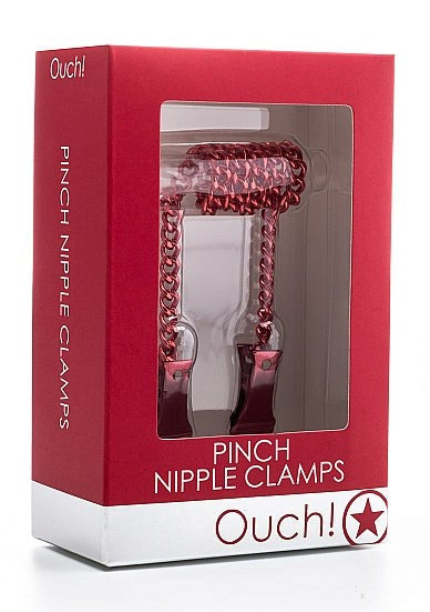Ouch Pinch Nipple Clamps For Edging Control - - Nipple and Clit Clamps