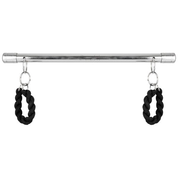 OUCH! DELUXE Steel Suspension BDSM Bar With 2 Cuffs - - Spreaders and Hangers