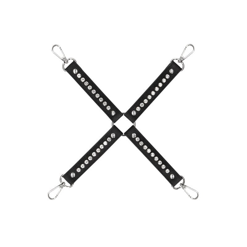 OUCH! Diamond Studded Hogtie Cock Ring Shop - - Cuffs And Restraints