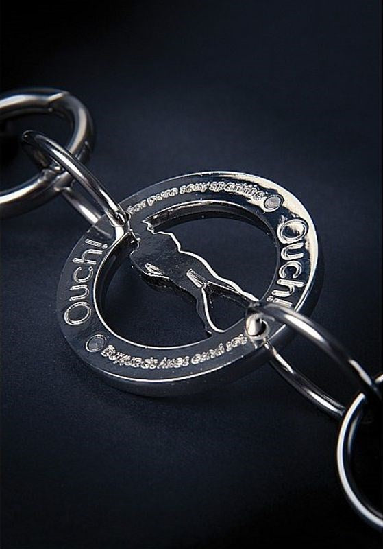 OUCH! Neck Wrist Restraint Easy Fit Gear - - Cuffs And Restraints