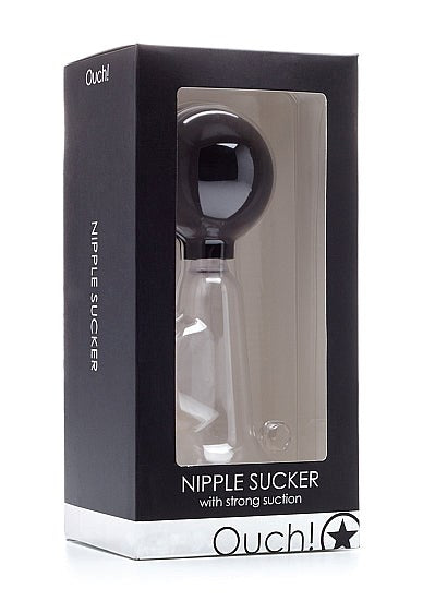 Shots Toys Ouch! Nipple Sucker Manual Suction Control Adult Toy - - Breast and Nipple Toys