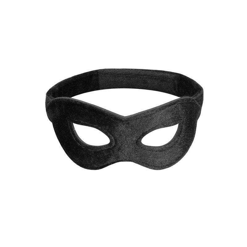Shots Toys OUCH! Velvet & Velcro Open Eye Mask Premium Open Eye Design - - Masks And Blindfolds