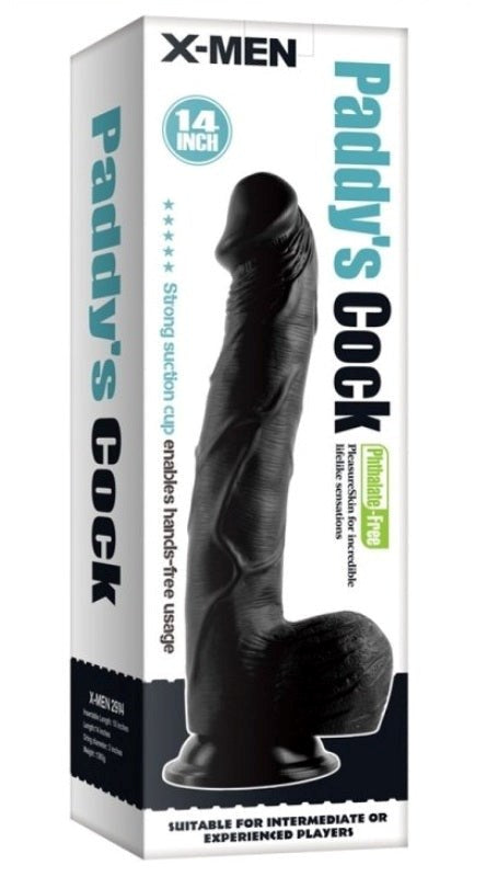 NANMA Corporation Paddys 14 inch Cock with Realistic Texture - - Realistic Dildos