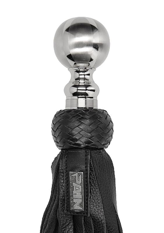 Shots Toys Pain Heavy Metal Ball Flogger Softy Leather Impact Play Tool - - Whips And Crops