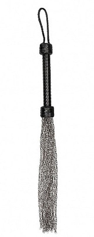 Pain Metal Chain Flogger Snug Fit CRings - - Whips And Crops