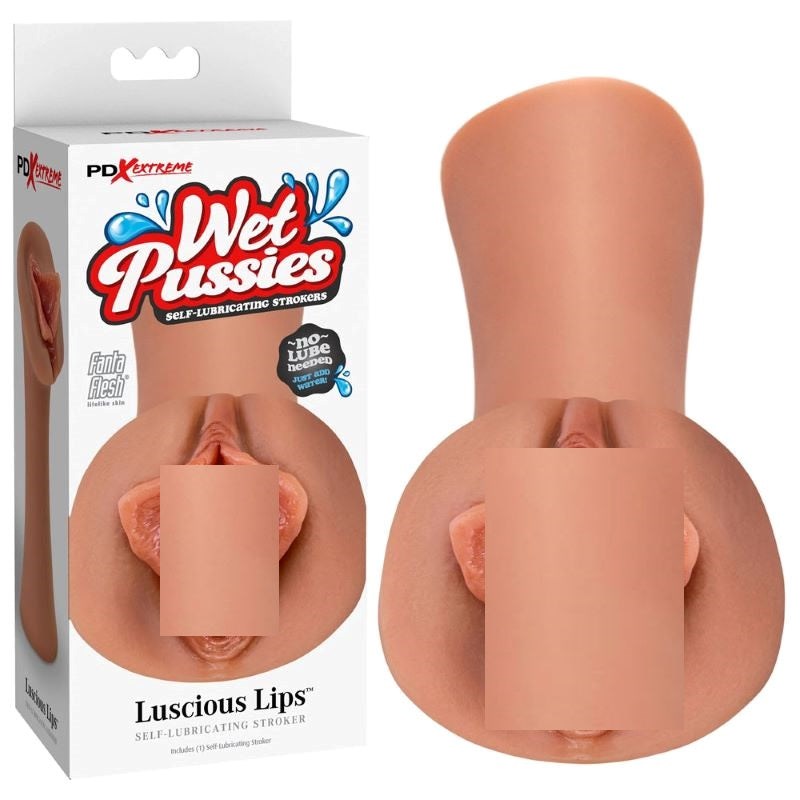 PDX Extreme Wet Pussies - Luscious Lips Cock Fit Masters - - Masturbators and Strokers