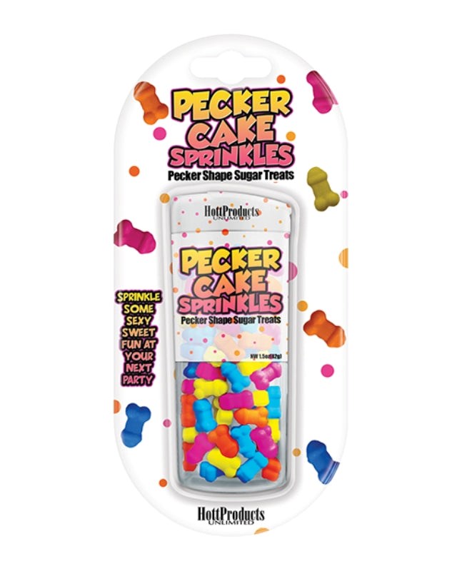 Hott Products Pecker Cake Sprinkles Penis Shaped Edible Decorations - - Sex Games, Coupons and Tricks
