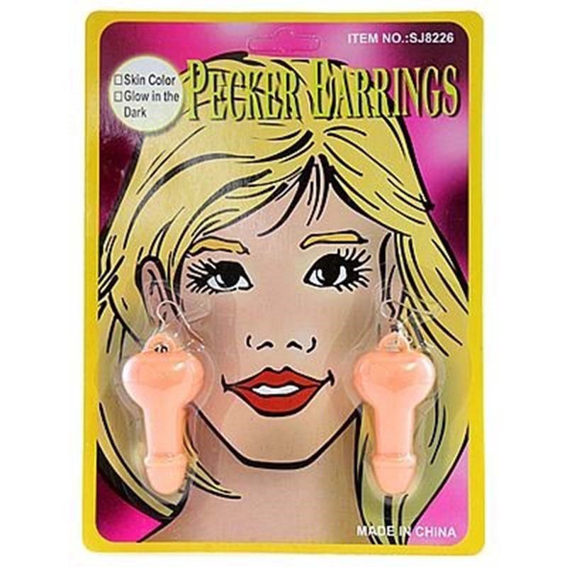 Maxpassion Pecker Earings Playful Novelty Party Accessories for Adults - - Fancy Dress Ups