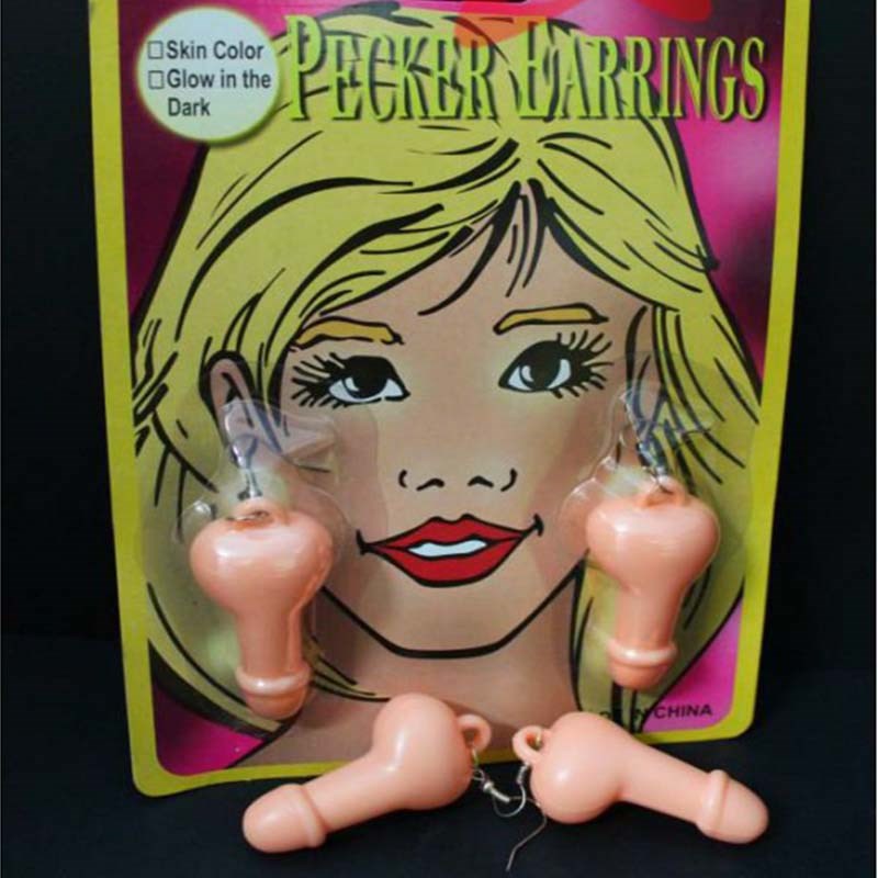 Maxpassion Pecker Earings Playful Novelty Party Accessories for Adults - - Fancy Dress Ups