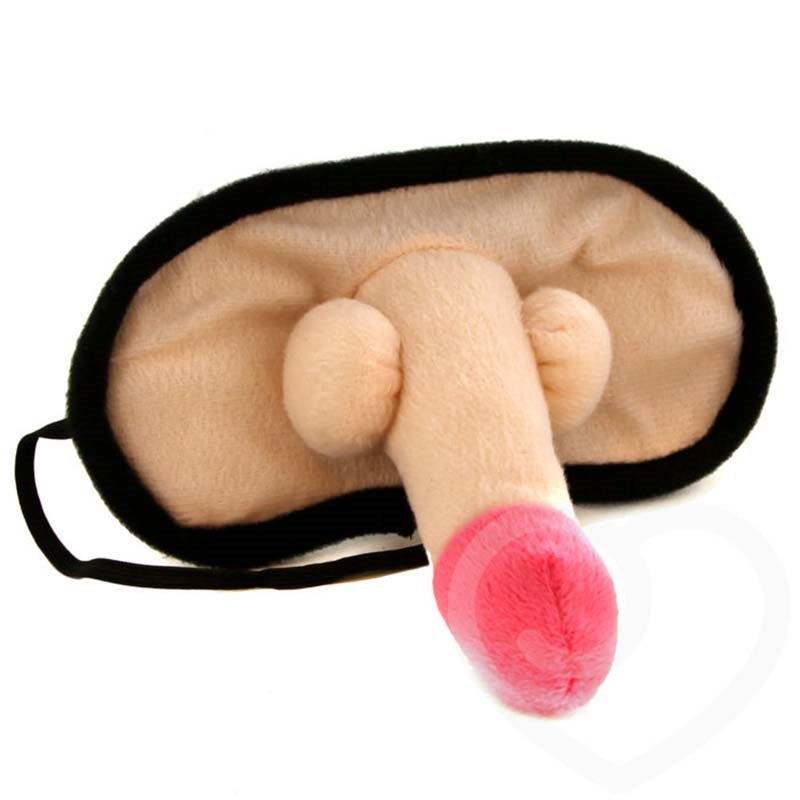 Hua Novelties Pecker Eye Mask Plush Penis Novelty Party Accessory - - Fancy Dress Ups