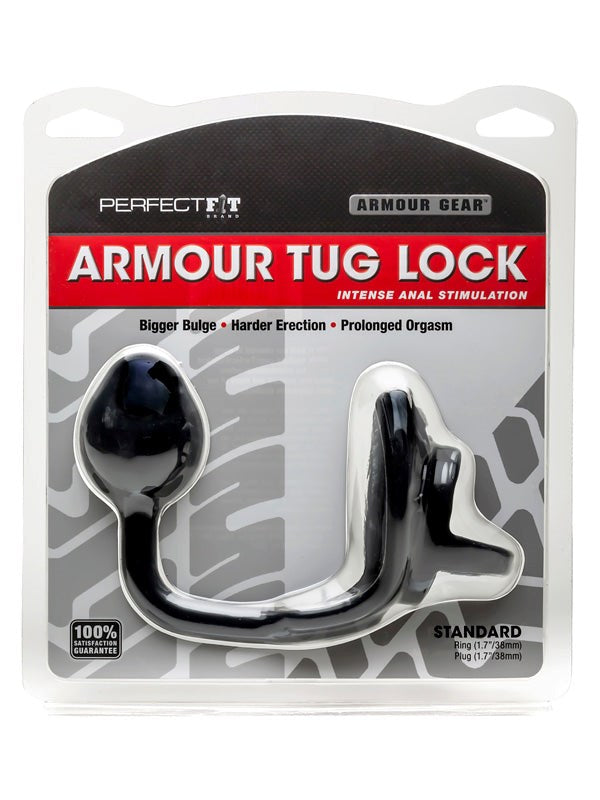 Perfect Fit Armour Tug Lock Reliable CRing Gear - - Ball and Cock Toys
