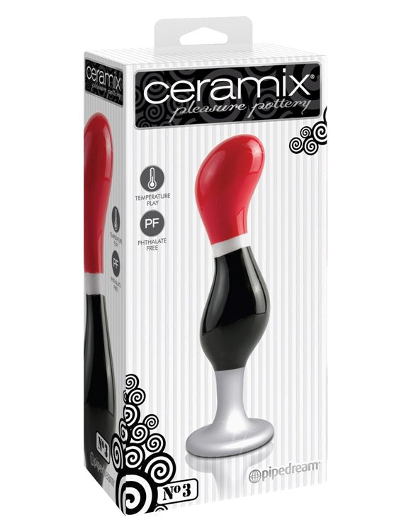 Pipedream Products Ceramix No 03 G Spot Curved Dildo Ceramic - - Glass Sex Toys