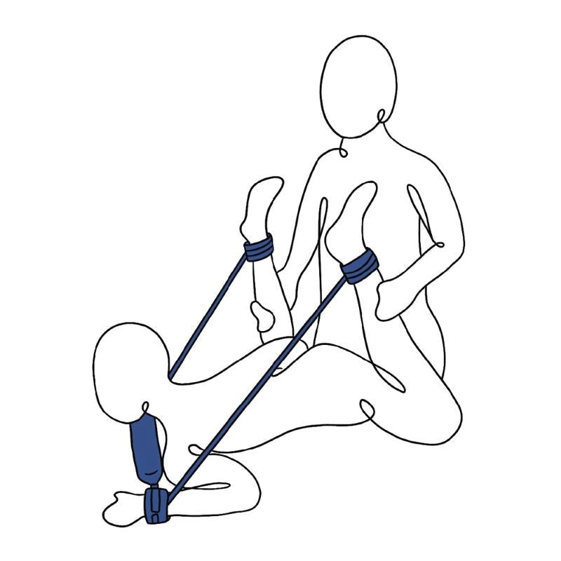 PIVOT Bondage Accessory Kit - Adjustable Tethers & Clips - - Bondage Kits