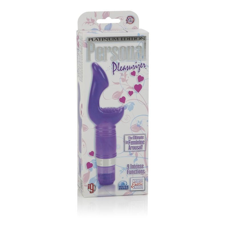 California Exotics Platinum Personal Pleasurizer Purple G Spot Vibrator - G-Spot Vibrators