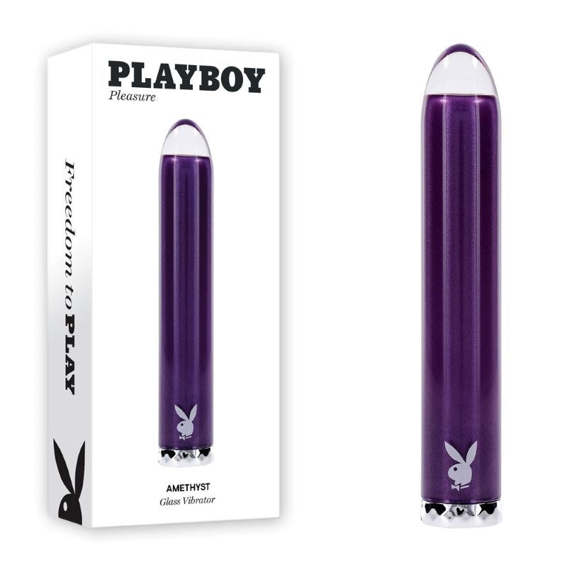 Playboy Pleasure Amethyst Waterproof Mini Vibrator - - Waterproof Vibrators