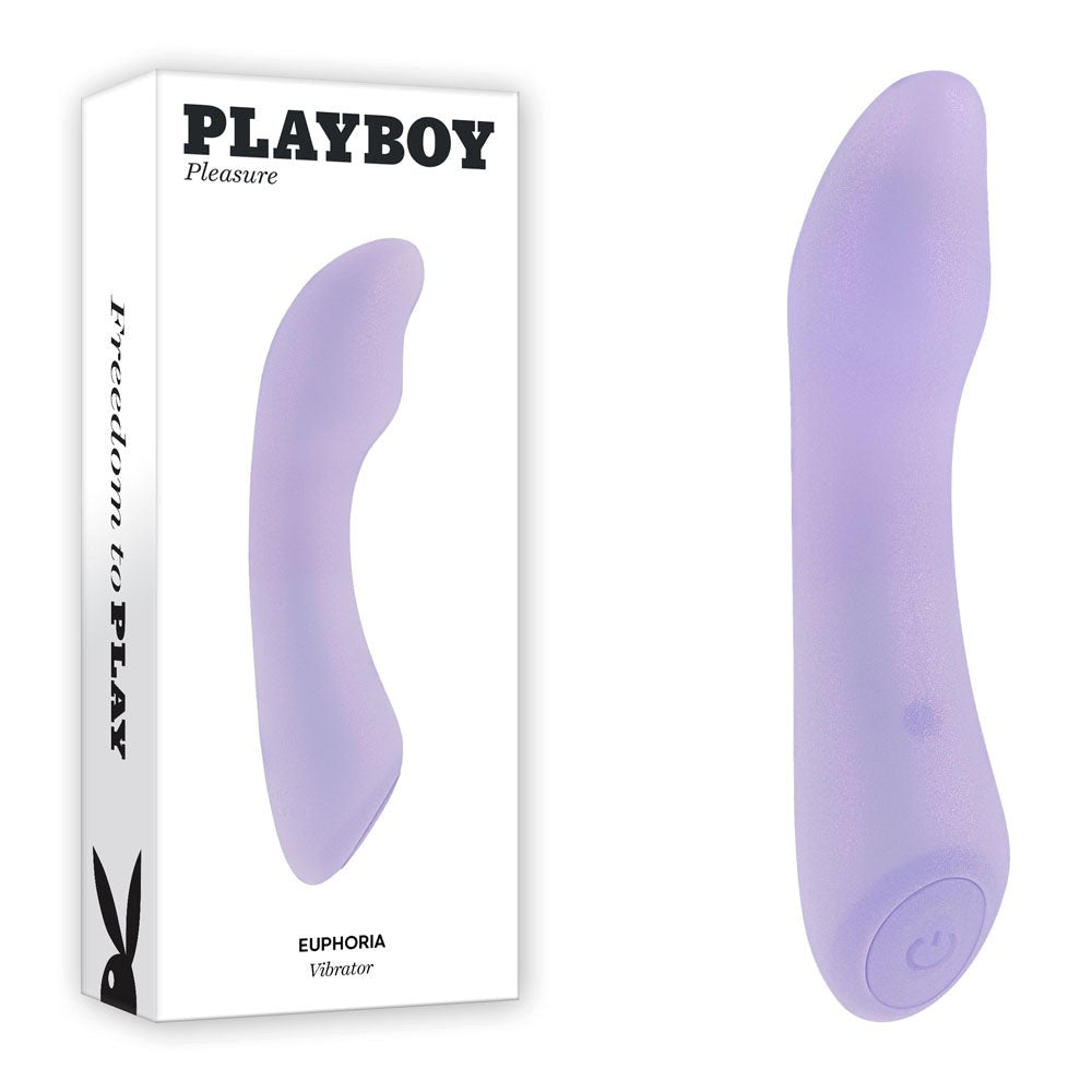 Playboy Pleasure Euphoria Silicone Mini Vibrator - - Mini & Slim Vibrators
