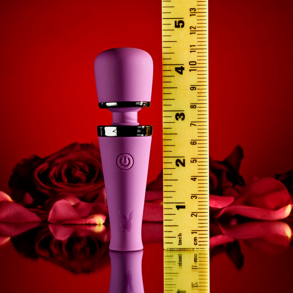 Playboy Pleasure Mic Drop Mini Body Wand Vibrator - - Mini & Slim Vibrators