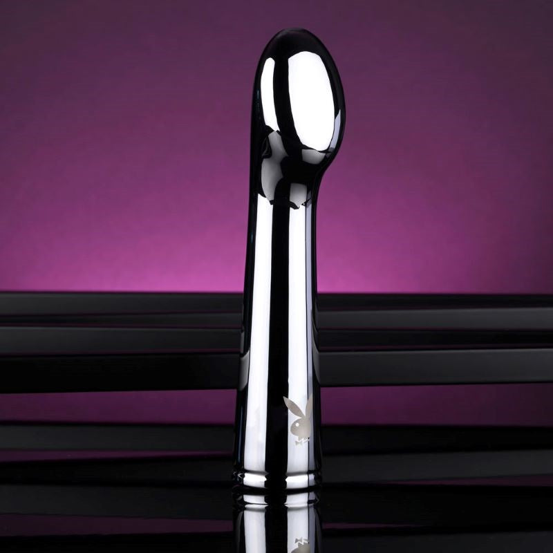 Evolved Playboy Pleasure Swoon 9 Functions Metal Vibrator Premium Aluminum - - Metal Vibrators