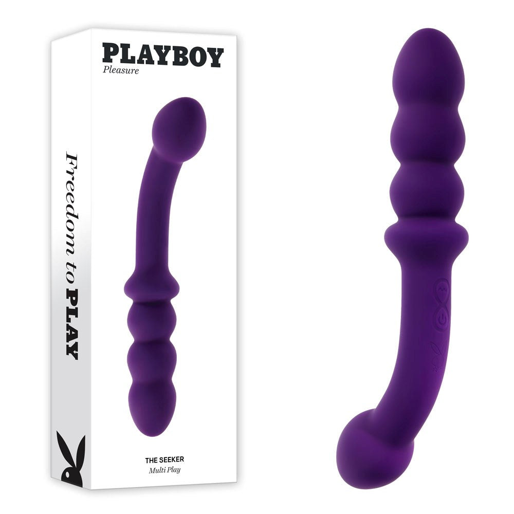 Evolved Playboy Pleasure The Seeker Double Ended Vibrator Dual G Spot Prostate - - G-Spot Vibrators