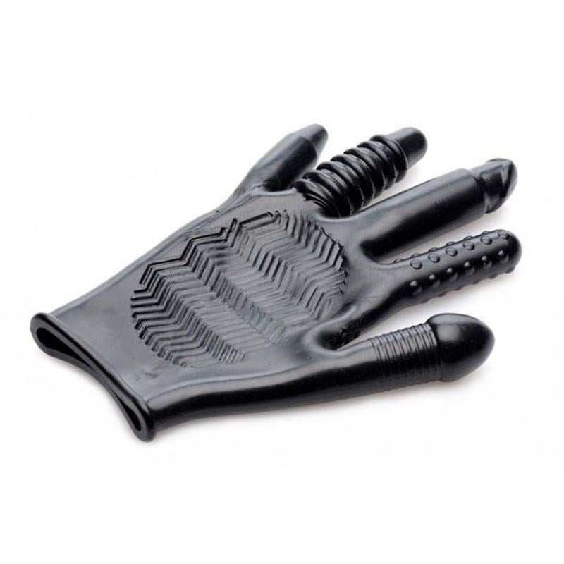 Pleasure Poker Textured Glove Feel The Cock Vibe - - Masturbators and Strokers