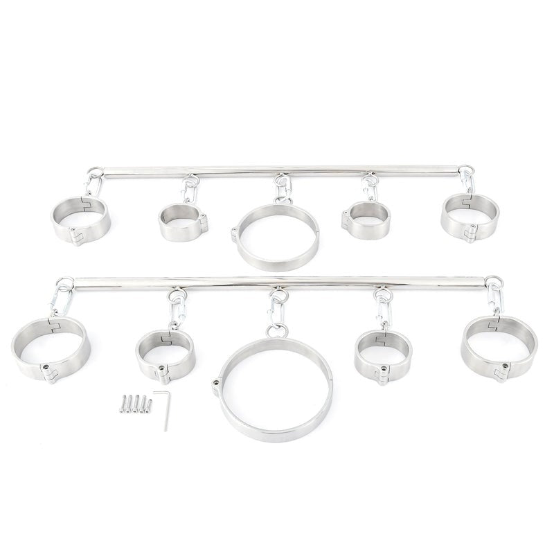 Plug Key Steel Cuffs and Collar Spreaders - - Spreaders and Hangers